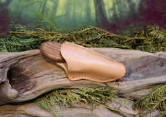 Baby Squatch Tooth, Fixed Blade Knife, 1095 High Carbon Steel Blade, Handmade Knife