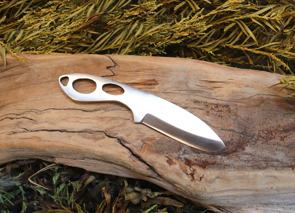 Pocket Talon, EDC Skeletal Fixed Blade Knife, 1095 High Carbon Steel, Handmade