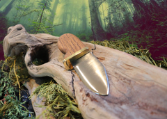Baby Squatch Tooth, Fixed Blade Knife, 1095 High Carbon Steel Blade, Handmade Knife