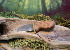 Baby Squatch Tooth, Fixed Blade Knife, 1095 High Carbon Steel Blade, Handmade Knife